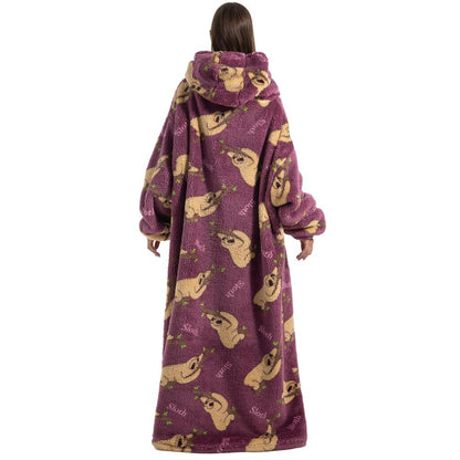 Oversized Hoodie Blanket – Cozy Wearable Blanket Sweatshirt With Pocket