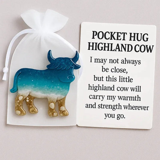 Highland Cattle Pocket Hug - PH009