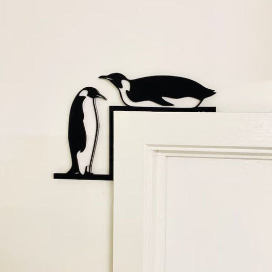 Penguin Metal Door Topper DT099