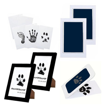 Pet Paw Print Kit, Mess-Free Paw Print Stamp Pad For Dogs & Cats
