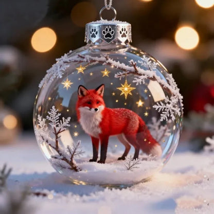 Playful Animal Ornament Balls