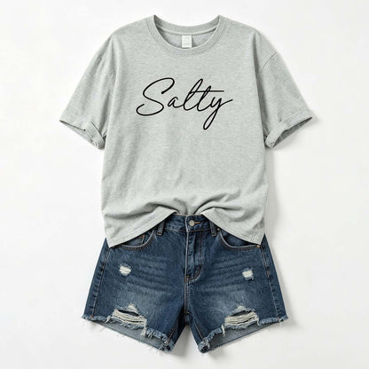Salty Beach Girl Tee - Ocean Lover Shirt