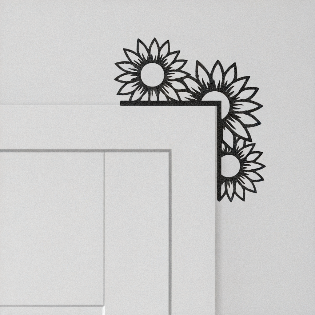 Sunflower Metal Door Topper DT098