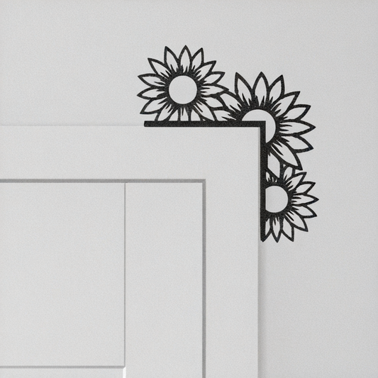 Sunflower Metal Door Topper DT098