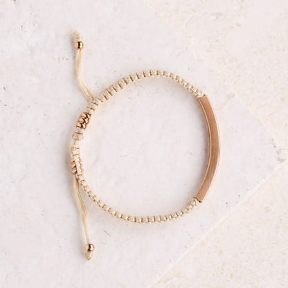 Beautiful Girl You Were Made To Do Great Things - Rope Bracelet