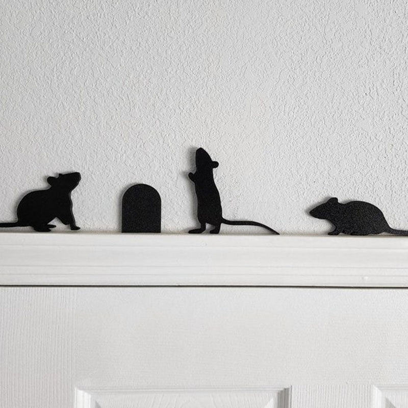 Three Mice Metal Door Topper DT061