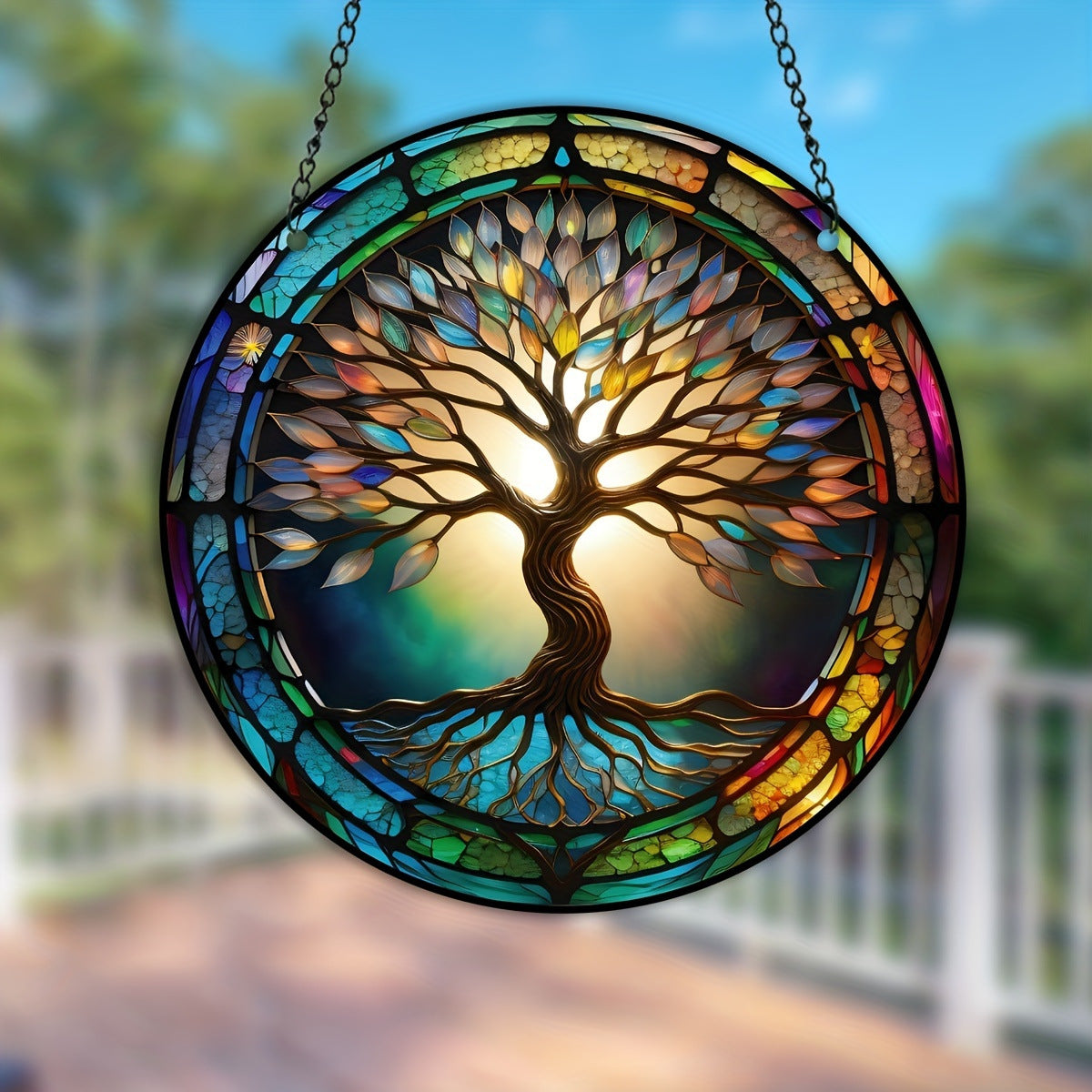 Tree - Suncatcher Hanging Ornament WH001