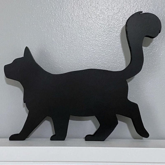 Walking Cat Metal Door Topper DT046