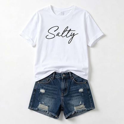 Salty Beach Girl Tee - Ocean Lover Shirt