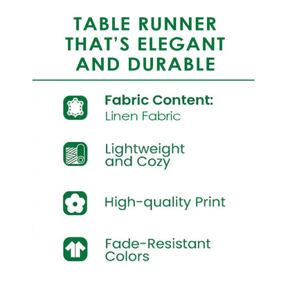 Autumn Pumpkin Harvest Table Runner