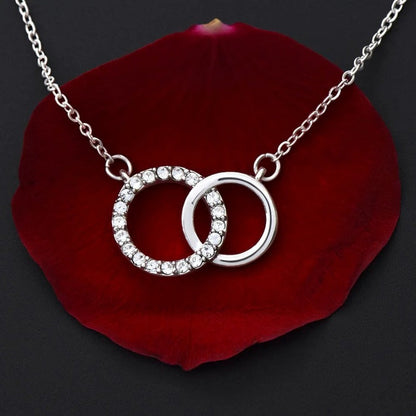 To My Beautiful Daughter - I Will Always Be There Linked Necklace