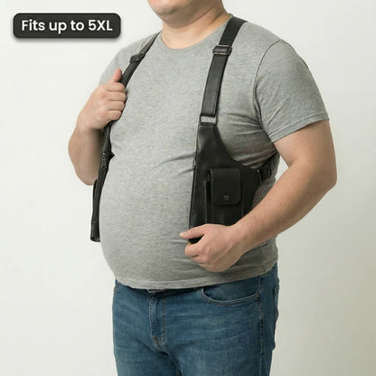 Premium Leather Shoulder Bag - Hidden Anti-Theft Compartments