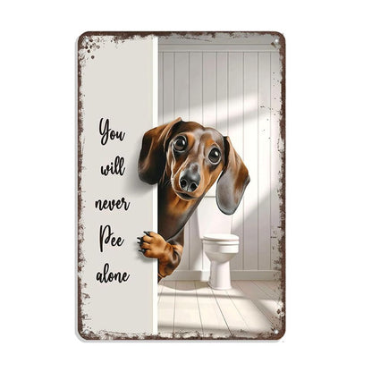 Vintage Humor Metal Sign - BW008