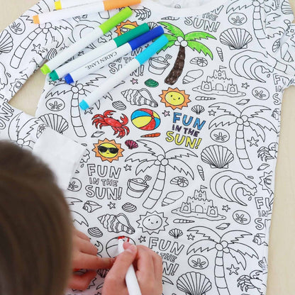 DIY Paintable Pajama Set for Children
