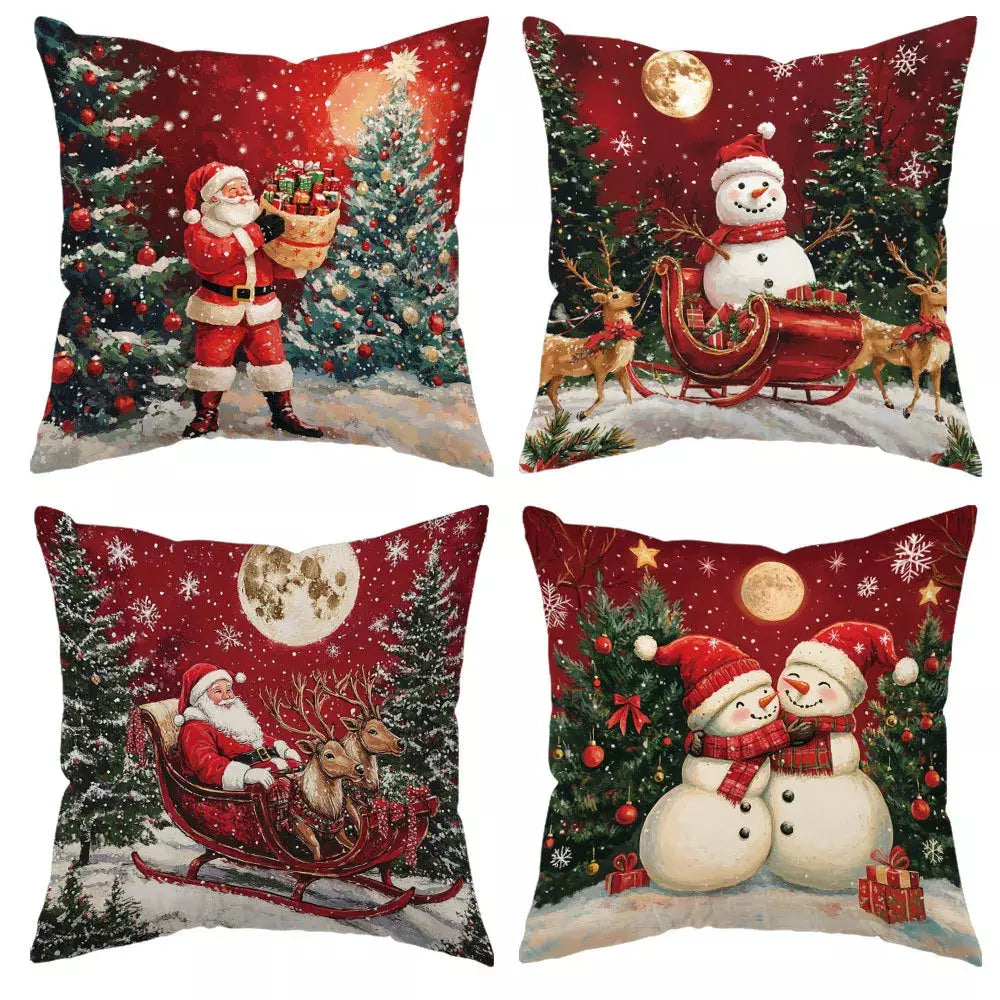 Christmas Pillow Covers For Holiday Home Decor