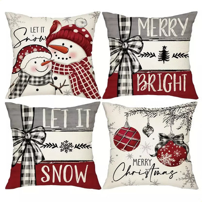 Christmas Pillow Covers For Holiday Home Decor