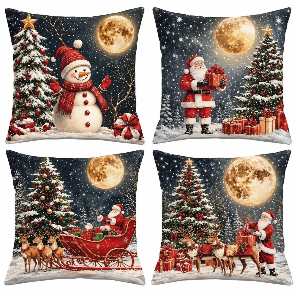 Christmas Pillow Covers For Holiday Home Decor