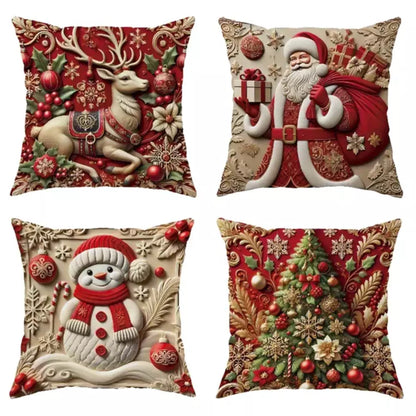 Christmas Pillow Covers For Holiday Home Decor
