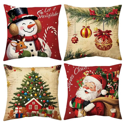 Christmas Pillow Covers For Holiday Home Decor