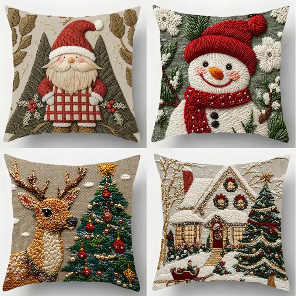 Christmas Pillow Covers For Holiday Home Decor