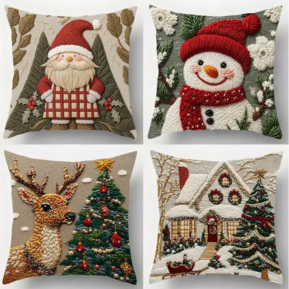 Christmas Pillow Covers For Holiday Home Decor