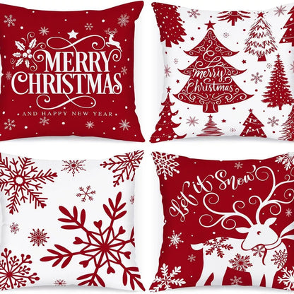 Christmas Pillow Covers For Holiday Home Decor