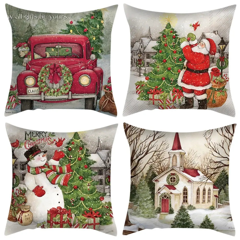 Christmas Pillow Covers For Holiday Home Decor