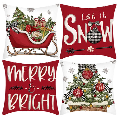 Christmas Pillow Covers For Holiday Home Decor