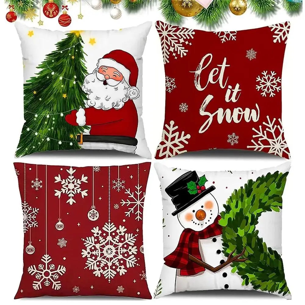 Christmas Pillow Covers For Holiday Home Decor