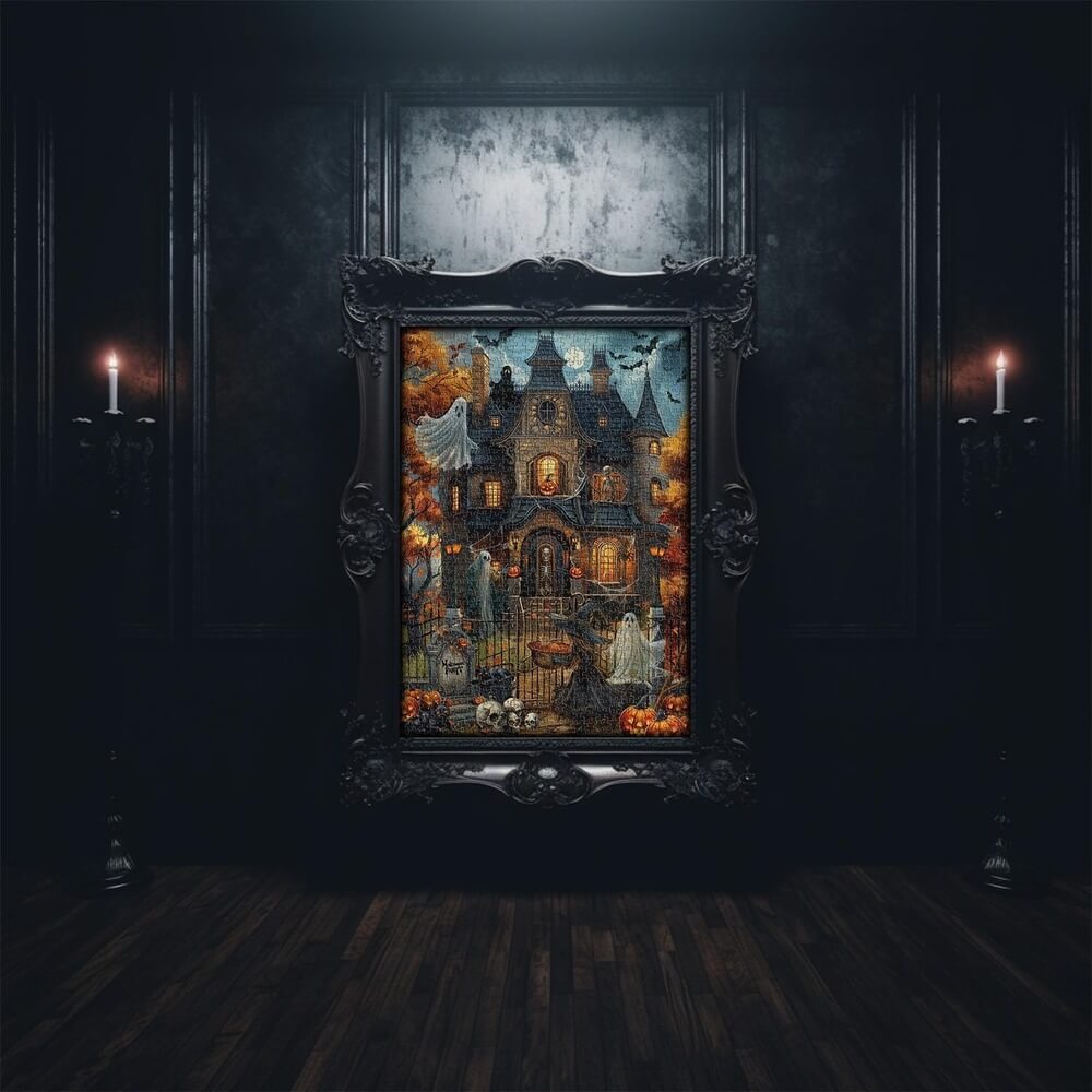 Haunted House Party Puzzle 1000-Piece