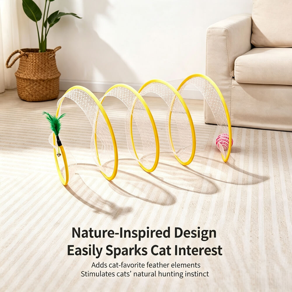 Spiral Tunnel Cat Toy