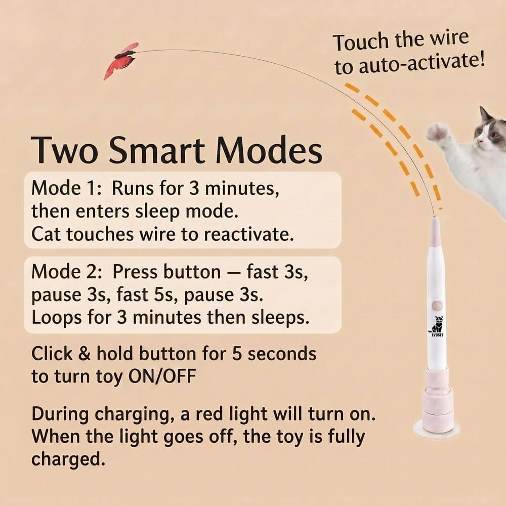 Smart Butterfly Cat Toy