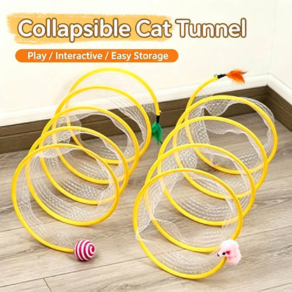 Spiral Tunnel Cat Toy