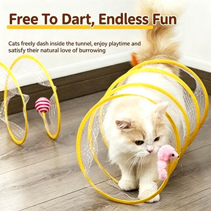 Spiral Tunnel Cat Toy
