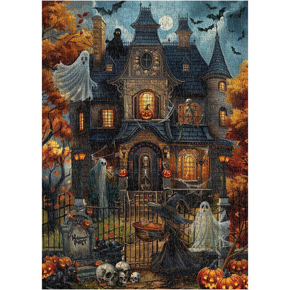 Haunted House Party Puzzle 1000-Piece