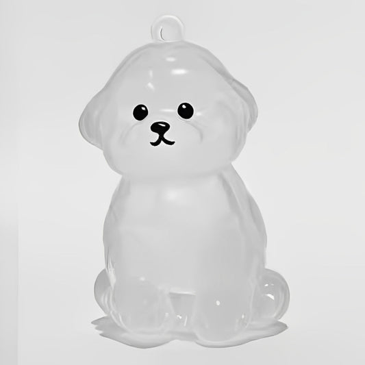 Bichon Hair Collector Keychain Charm Memorial Storage Box HC007