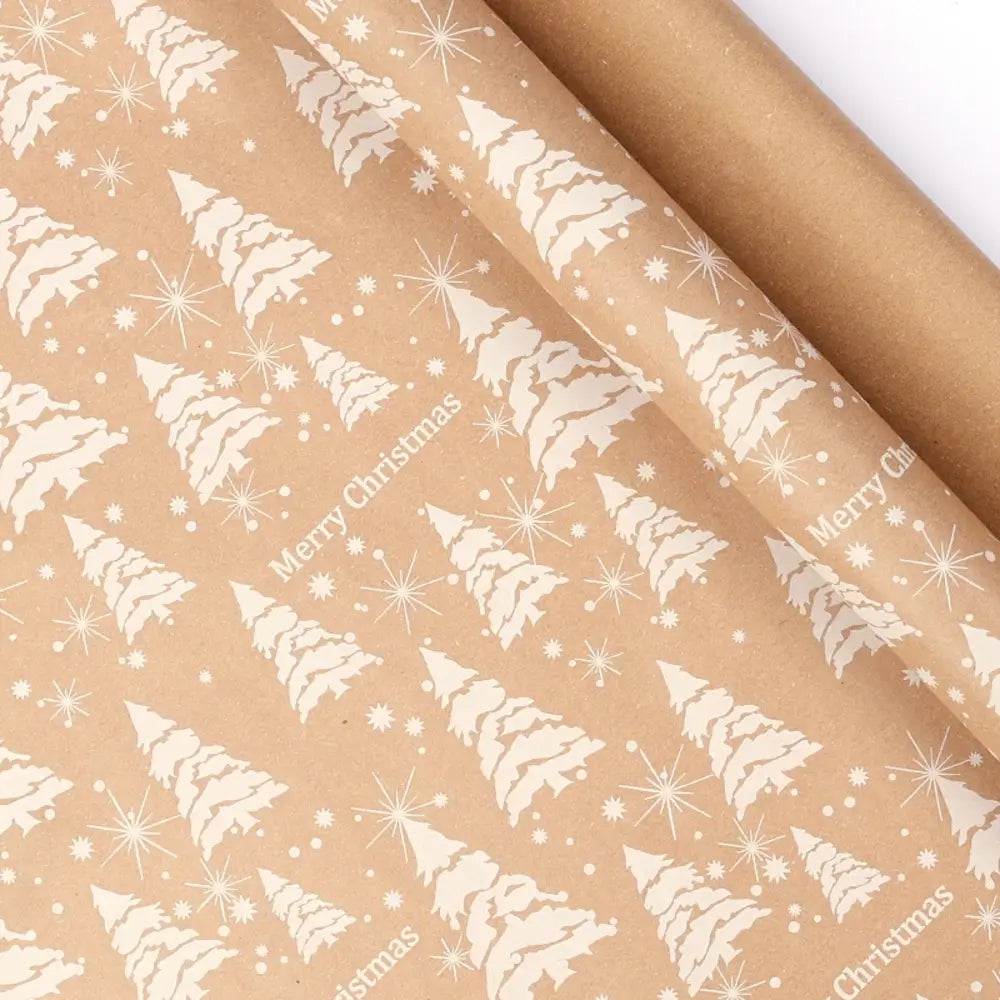Festive wrapping paper for seasonal gift packaging