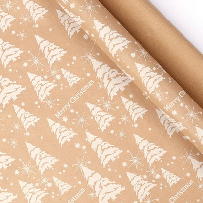 Festive wrapping paper for seasonal gift packaging