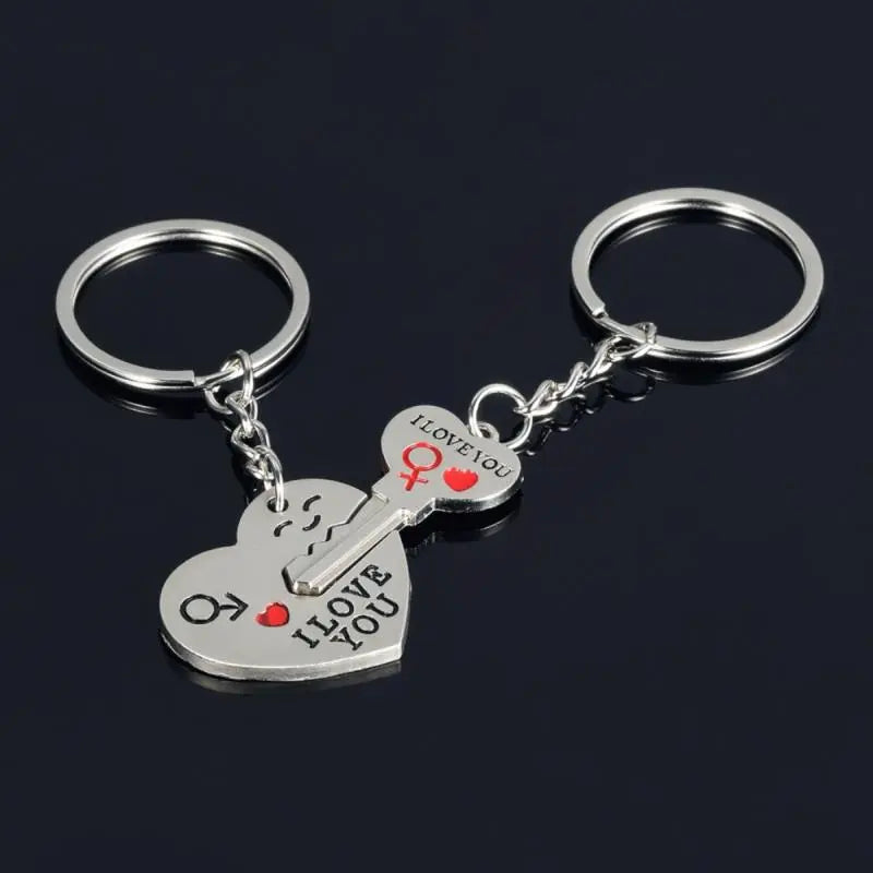 Heart & Key Matching Keychain Set – You Hold the Key To My Heart