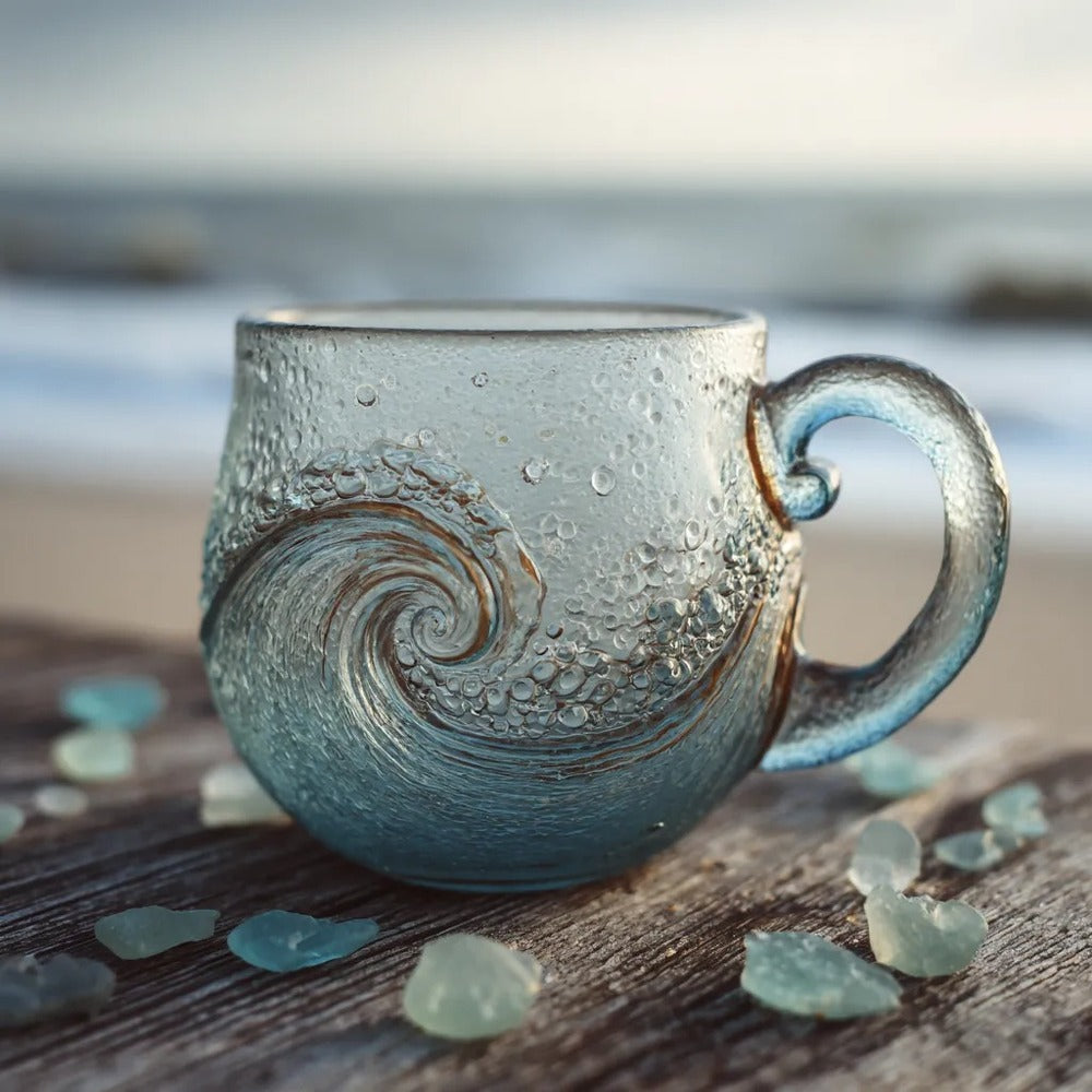 Sea Glass Wave Mug