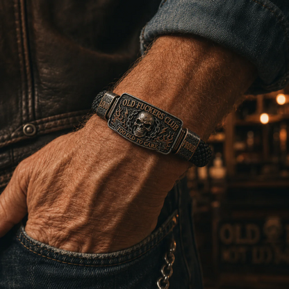 Old Fuckers Club & Wild Freedom - Limited Edition Vintage Bracelet