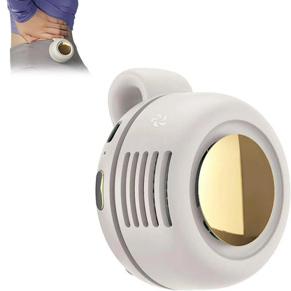 Mini Bladeless Fan – Rechargeable 360° Rotating Personal Cooler