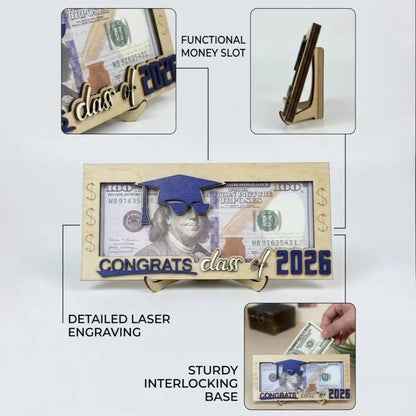 Wooden Money Holder – Unique Cash Gift Keepsake Box
