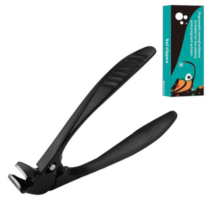 Stainless Steel Nail Clipper With Curved Precision Blades – Effortless For Thick Toenails & Seniors