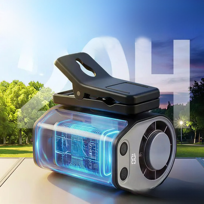 Portable Cooling Clip-On Fan - Rechargeable Clip Fan