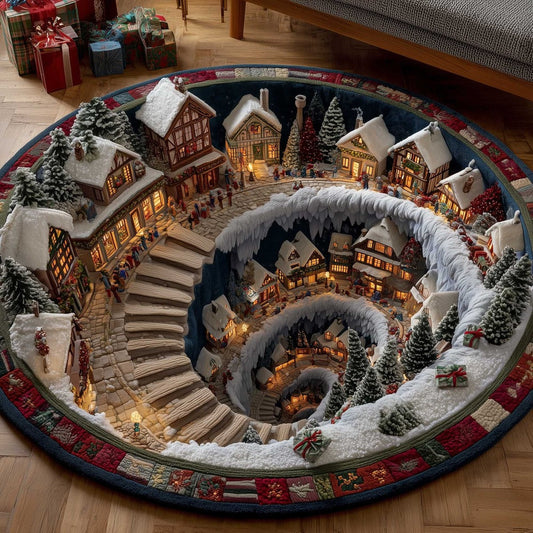 Christmas Wonderland Round Rug - H712