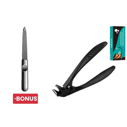 Stainless Steel Nail Clipper With Curved Precision Blades – Effortless For Thick Toenails & Seniors