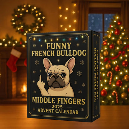 Christmas Gift 🎄 2025 Funny French Bulldog Advent Calendar 🎄