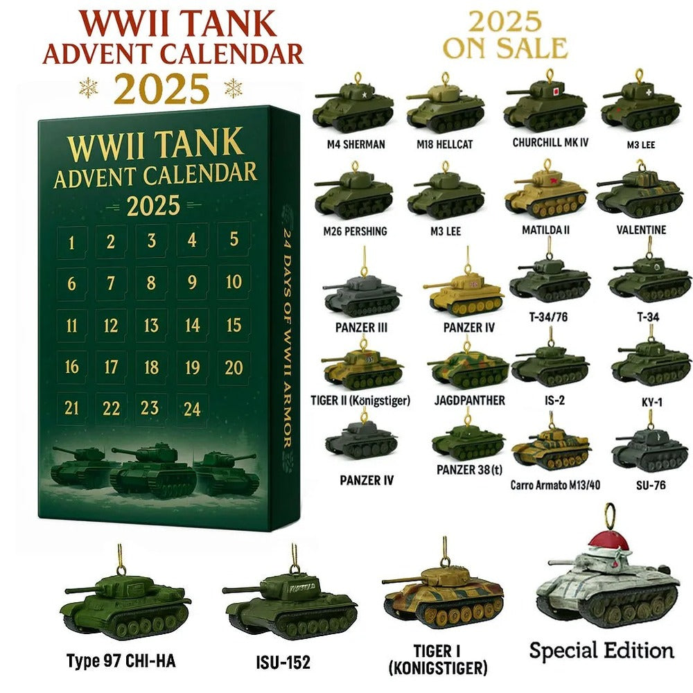 2025 WWII Tank Advent Calendar