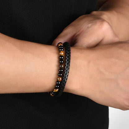 To My Son - Tiger Eye Protection Bracelet